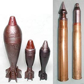 Mortar and Anti-Tank Rounds